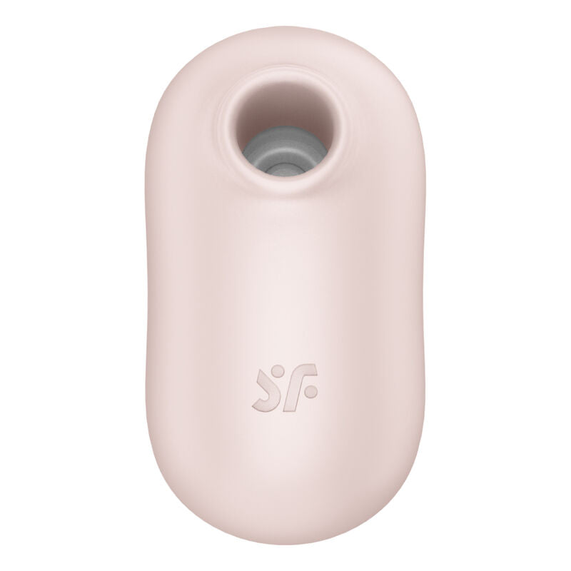 SATISFYER - STIMOLATORE E VIBRATORE DOPPIO AIR PULSE PRO TO GO 2 BEIGE