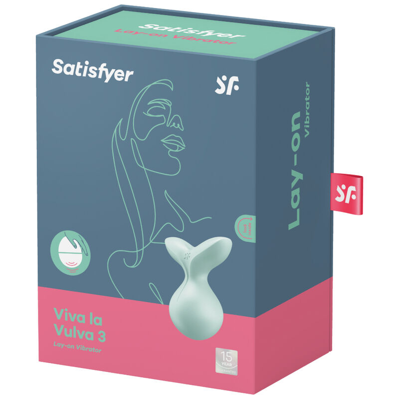 SATISFYER - VIBRATORE DA APPOGGIO VIVA LA VULVA 3 VERDE
