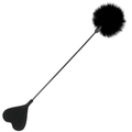 DARKNESS - BLACK FEATHER LOVE WHIP 40 CM