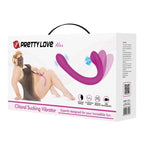 PRETTY LOVE - VIBRATORE E STIMOLATORE CLITORIDEO ALEX LILAC