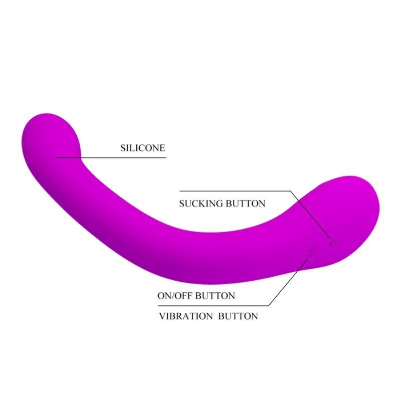 PRETTY LOVE - VIBRATORE E STIMOLATORE CLITORIDEO ALEX LILAC