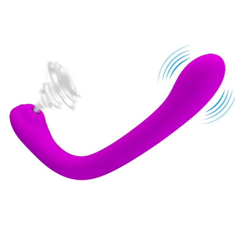 PRETTY LOVE - VIBRATORE E STIMOLATORE CLITORIDEO ALEX LILAC