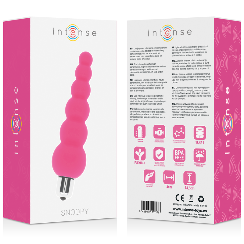 INTENSE - SNOOPY 7 VELOCITÀ SILICONE ROSA