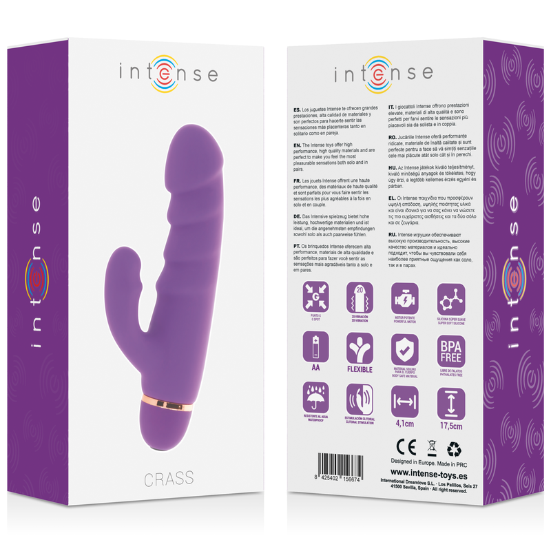 INTENSE - CRASS 20 VELOCIDADES SILICONA LILA