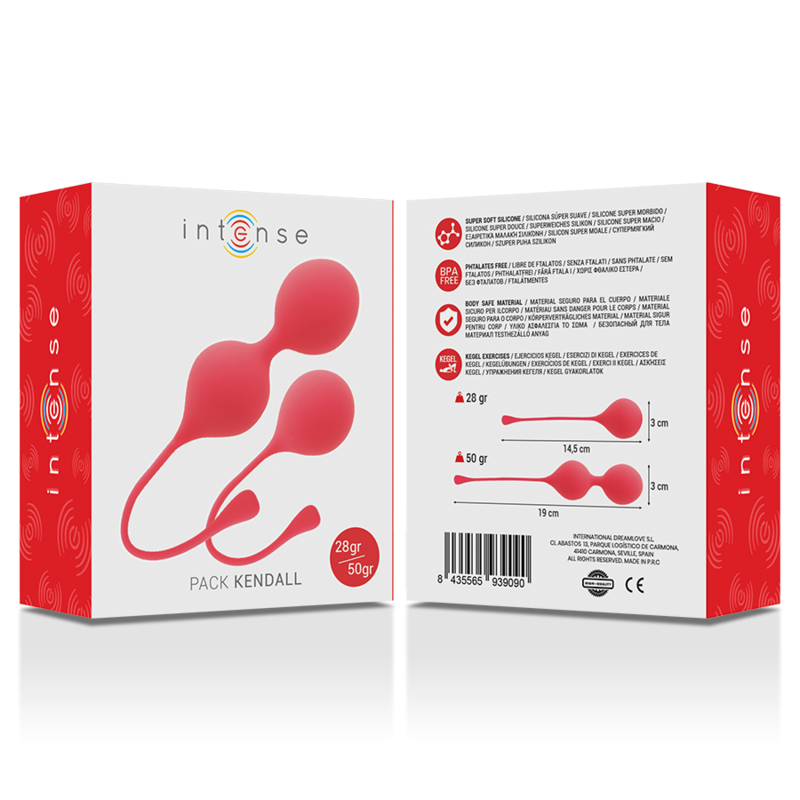 INTENSE - PACCO PALLINE KEGEL KENDALL ROSSO