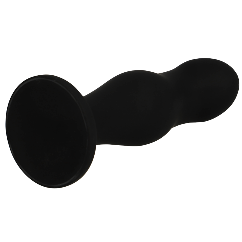 BLACK&SILVER - SEAN PREMIUM BLACK SILICONE ANAL PLUG