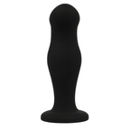 BLACK&SILVER - SEAN PREMIUM BLACK SILICONE ANAL PLUG