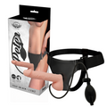 HARNESS ATTRACTION - HARNAIS PETER AVEC PÉNIS GONFLABLE 18 CM -O- 3.5 CM
