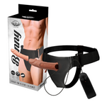 HARNESS ATTRACTION - HARNAIS CREUX BENNY AVEC VIBRATEUR 15 CM -Ø- 4,5 CM