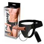 HARNESS ATTRACTION - GREGORY HOLLOW HARNAIS AVEC VIBRATEUR 16.5 CM -O- 4.3 CM