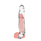 GET REAL - 19 CM LONG CLEAR EXTENSION