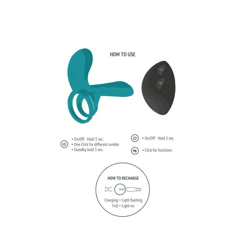 XOCOON - COUPLES VIBRATING RING GREEN