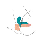 XOCOON - COUPLES VIBRATING RING GREEN