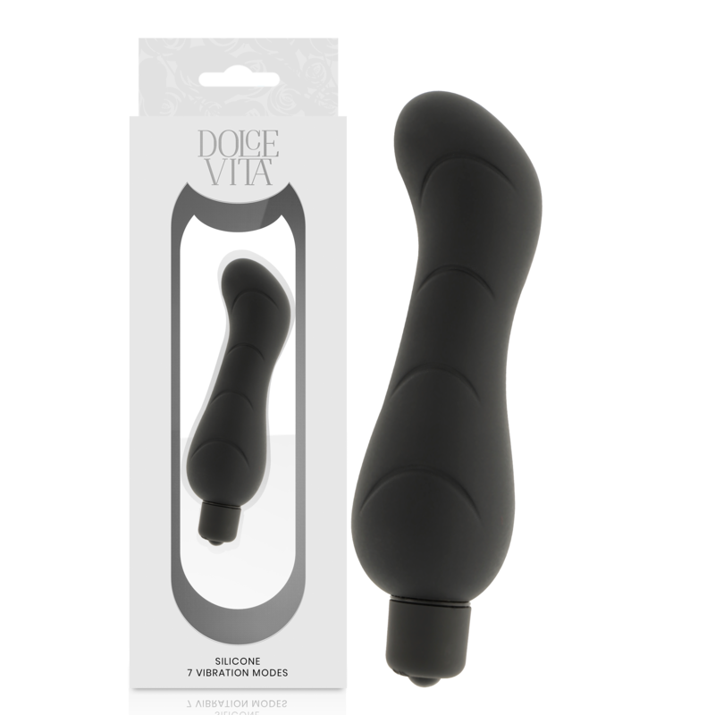 DOLCE VITA - G-SPOT SILICONA NEGRO