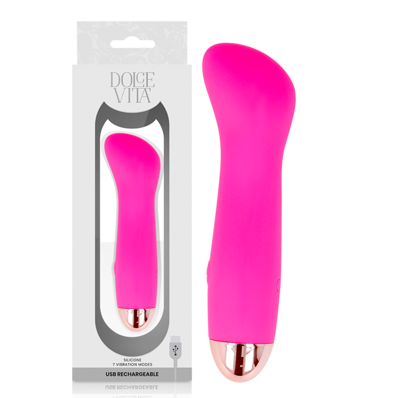 DOLCE VITA - VIBRADOR RECARGABLE ONE ROSE 7 VELOCIDADES