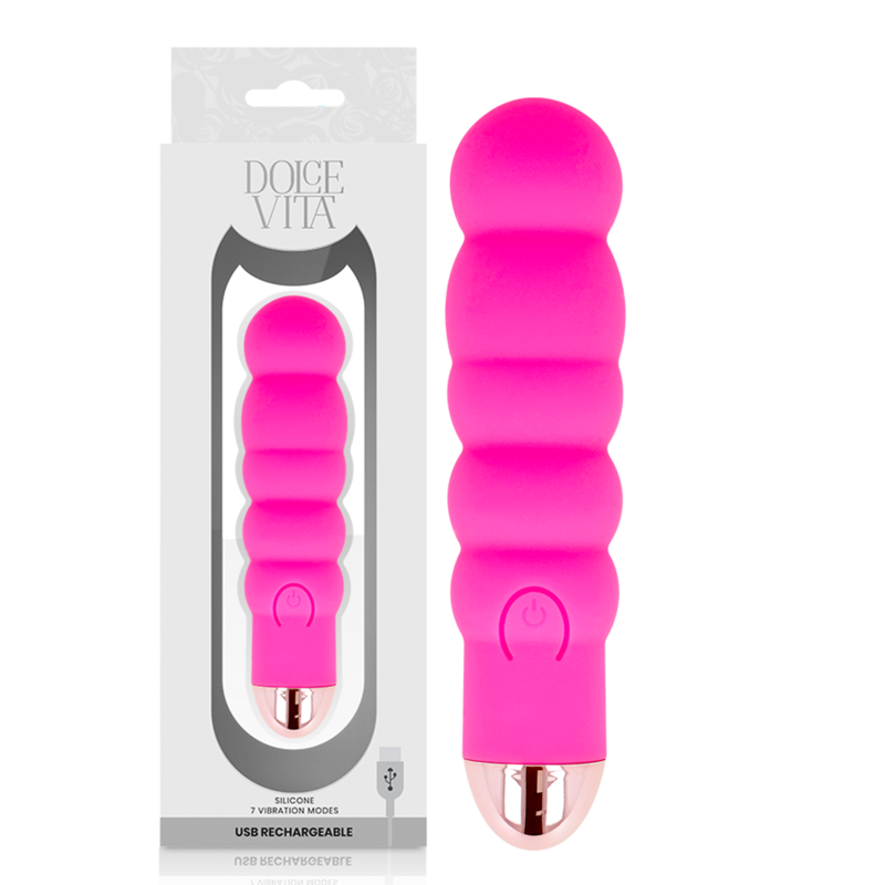 DOLCE VITA - VIBRATORE RICARICABILE SIX ROSE 7 VELOCITÀ