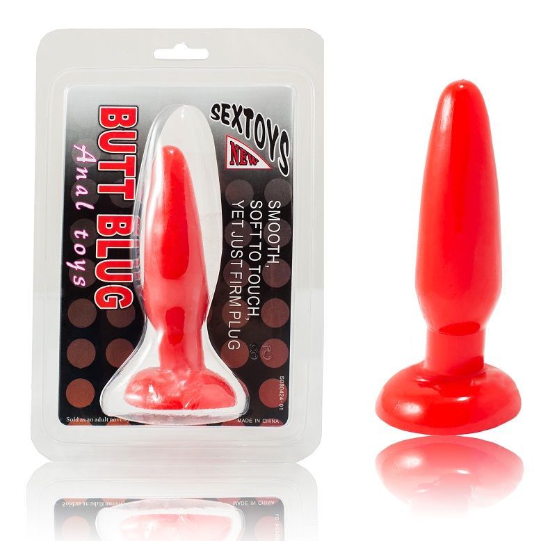 BAILE - SMALL ANAL PLUG ROSSO 15 CM