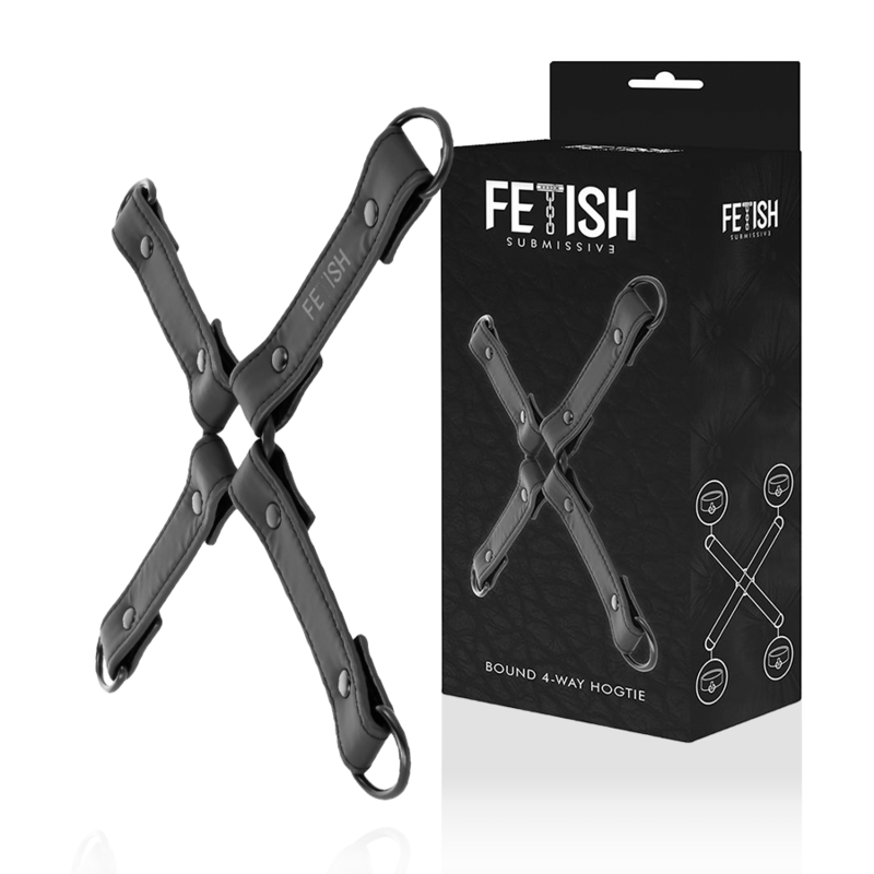 FETISH SUBMISSIVE - UNIÓN DE ESPOSAS DE CUERO VEGANO