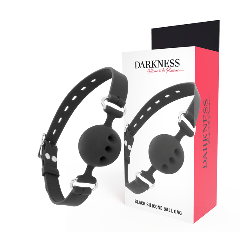 DARKNESS - BASTONE IN SILICONE TRASPIRANTE NERO