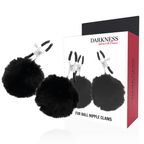 DARKNESS - PINZE PER CAPEZZOLI CON POM POM 1