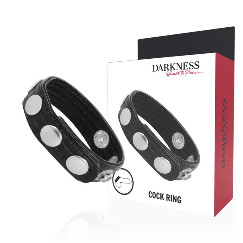DARKNESS - LEATHER COCK RING