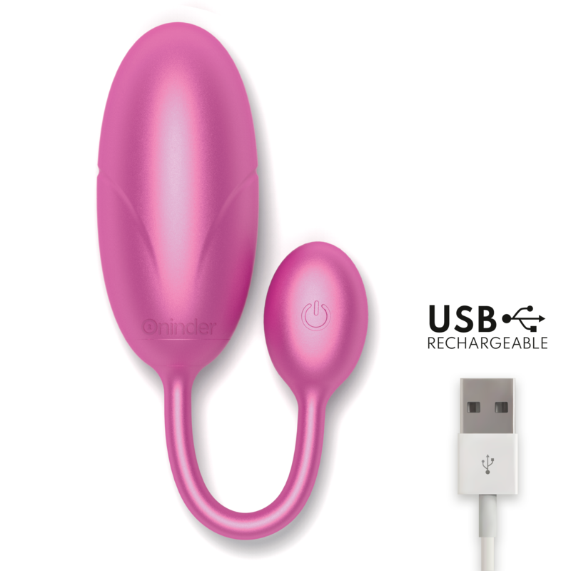 ONINDER - UOVO VIBRANTE TOKYO ROSE 7,5 X 3,2 CM APP GRATUITA