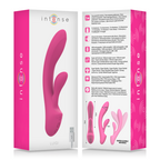 INTENSE - LUIGI RABBIT LIQUID SILICONE VIBRATOR PINK
