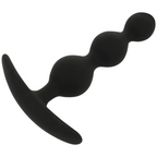 BLACK&SILVER - CATENA A SFERE ANALE RUPERT 10 CM