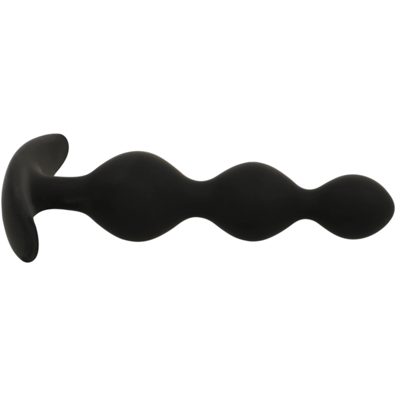 BLACK&SILVER - CATENA A SFERE ANALE RUPERT 10 CM
