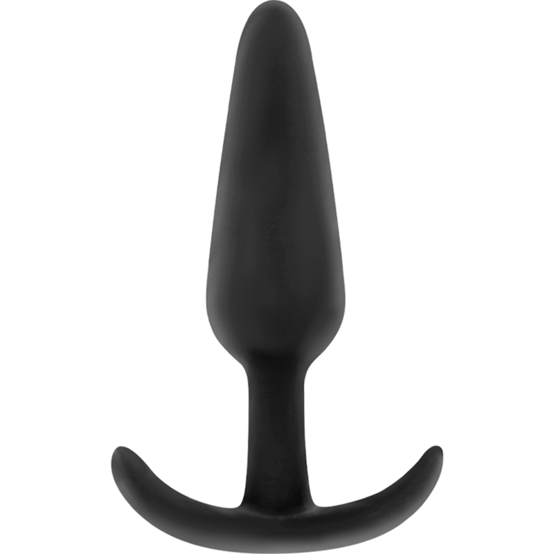 BLACK&SILVER - ANAL PLUG IN SILICONE KAEL CON IMPUGNATURA MEDIA