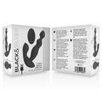 BLACK&SILVER - TELECOMANDO IN SILICONE PER ANAL PLUG CORA