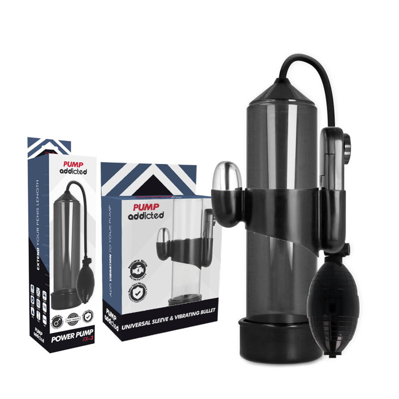 PUMP ADDICTED - VIBRADOR RX3 NEGRO