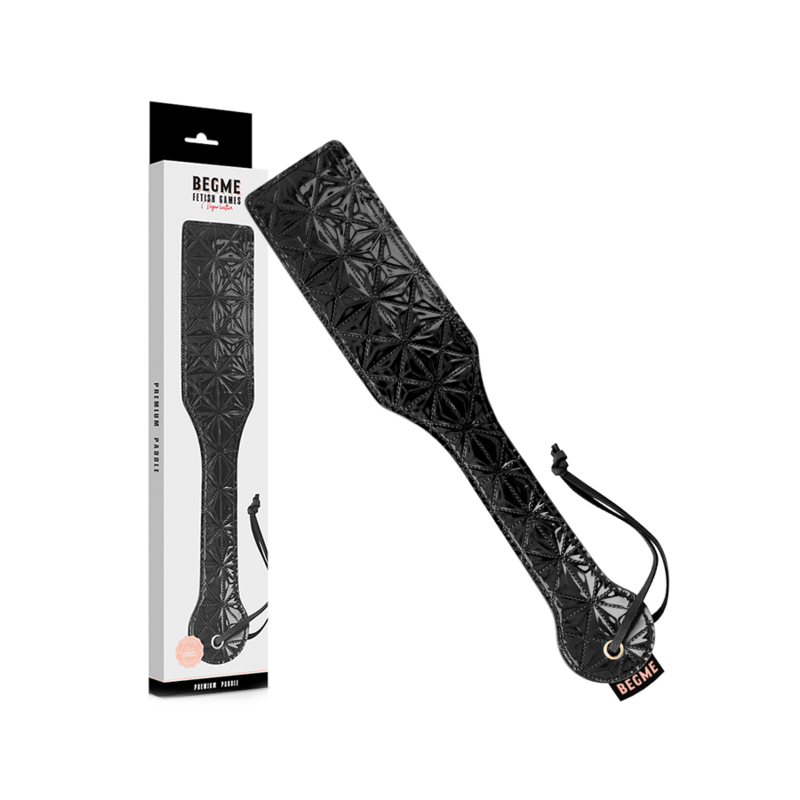 BEGME - PADDLE IN PELLE VEGANA EDIZIONE NERA