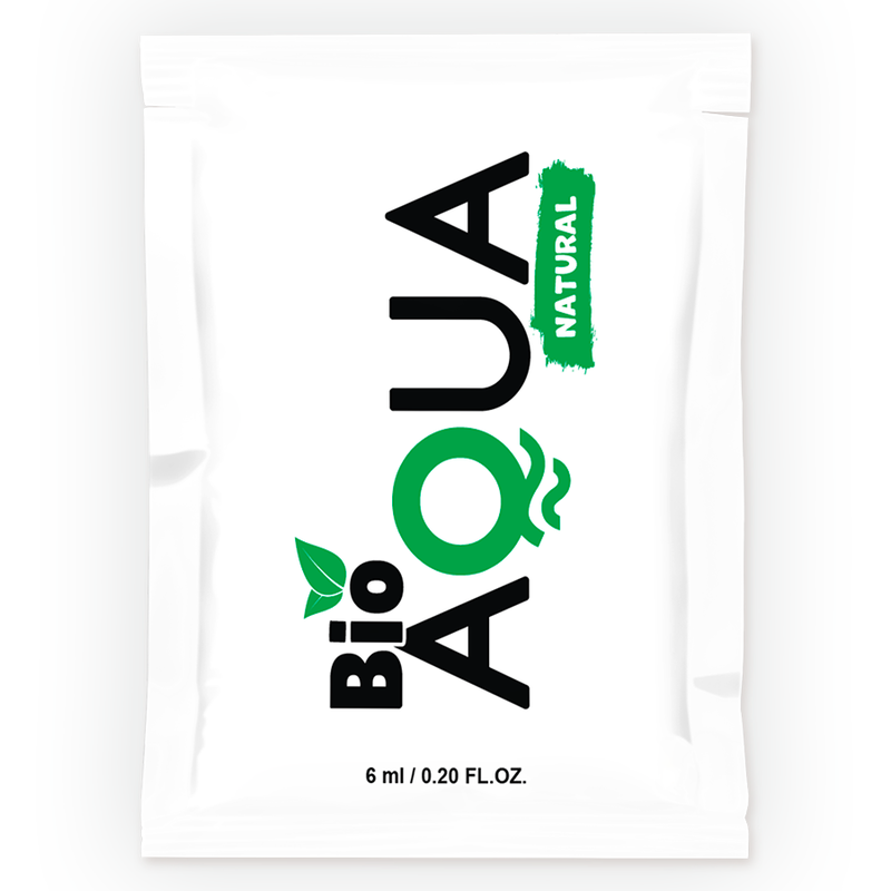 BIOAQUA - LUBRIFIANT A BASE D'EAU INGREDIENTS NATURELS 6 ML