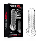 VIRILXL - EXTENSIÓN DE PENE Y FUNDA V15 TRANSPARENTE