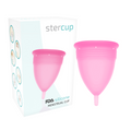 STERCUP - VERA MESTRUALE IN SILICONE FDA ROSA - TAGLIA L