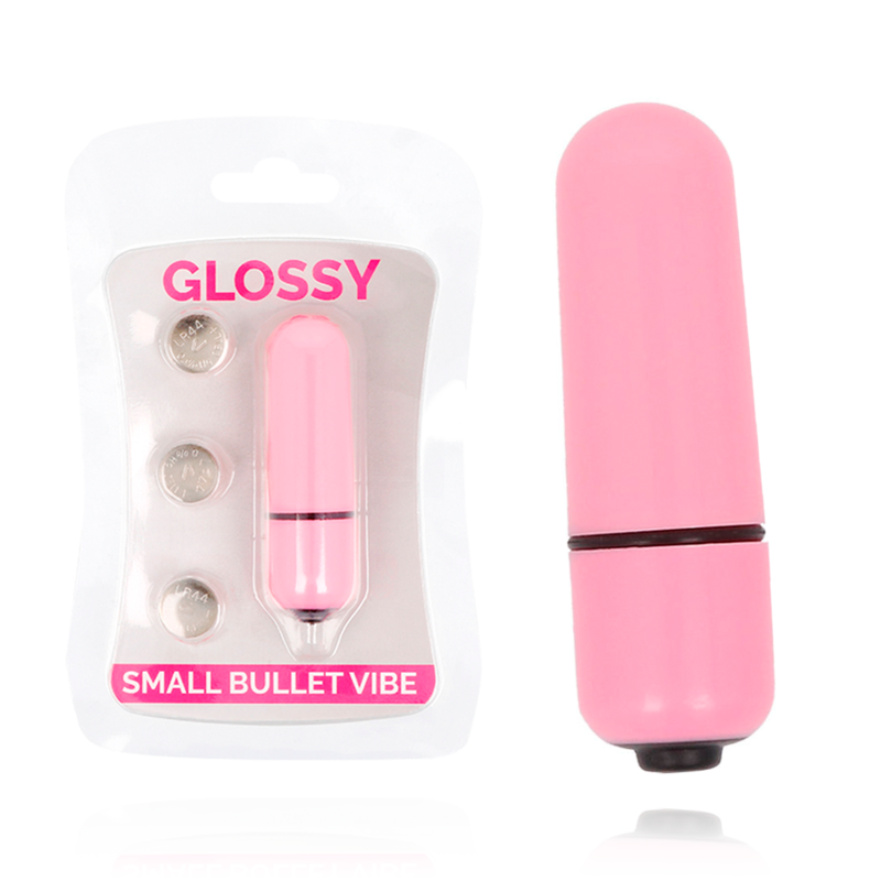GLOSSY - VIBROMASSAGGIO A PROIETTILE PICCOLO ROSA