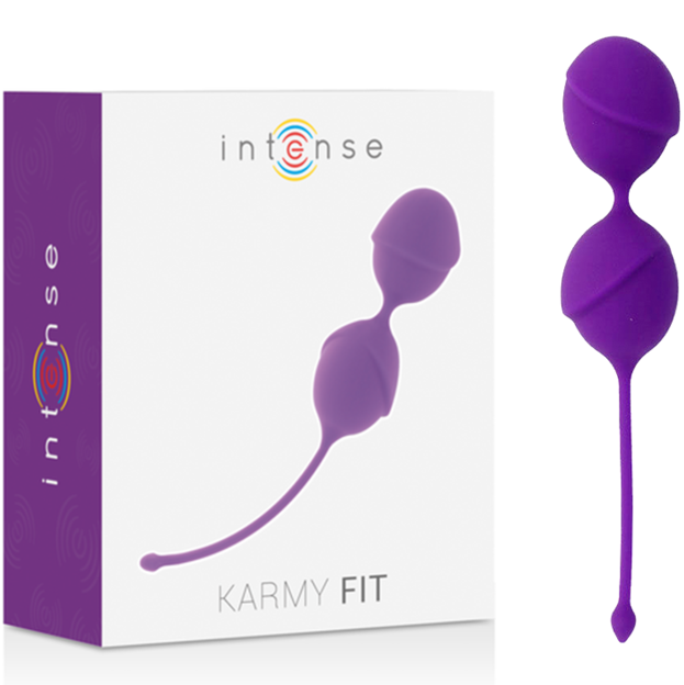 INTENSE - EJERCITADOR DE KEGEL DE SILICONA KARMY FIT LILA