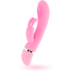 INTENSE - VIBRADOR OSCILANTE SUSY DE SILICONA CONEJO ROSA
