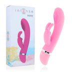 INTENSE - VIBRADOR OSCILANTE SUSY DE SILICONA CONEJO ROSA