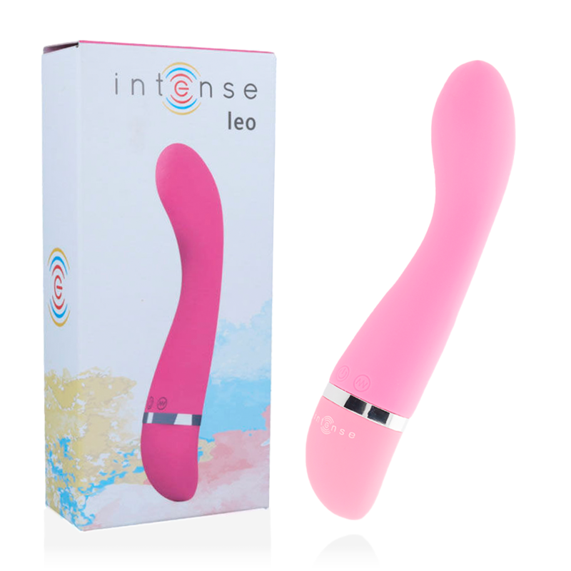 INTENSE - VIBRADOR LEO DE SILICONA ROSA LUJO