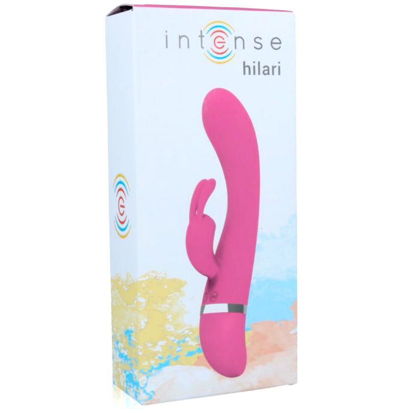 INTENSE - VIBRATORE DI LUSSO IN SILICONE ROSA HILARI