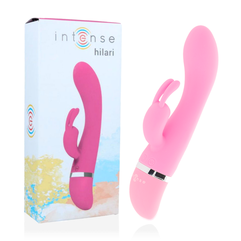 INTENSE - VIBRATORE DI LUSSO IN SILICONE ROSA HILARI