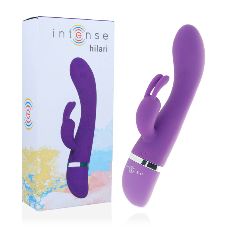 INTENSE - VIBRADOR HILARI LILA SILICONA DE LUJO