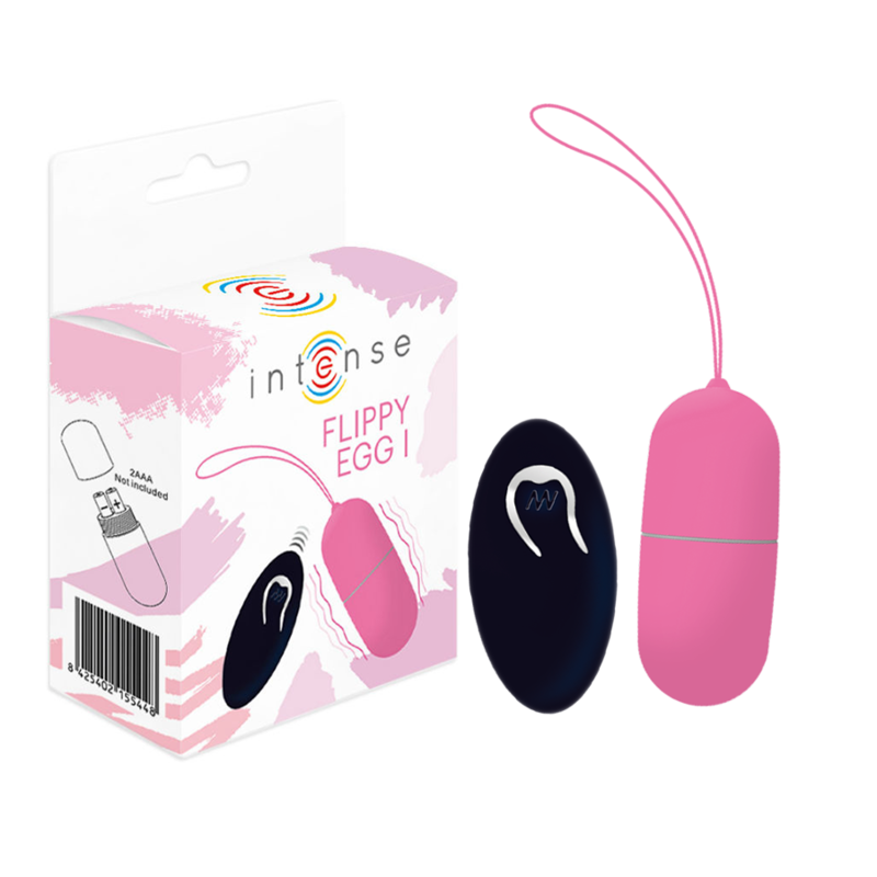 INTENSE - HUEVO VIBRADOR FLIPPY I CON MANDO A DISTANCIA ROSA