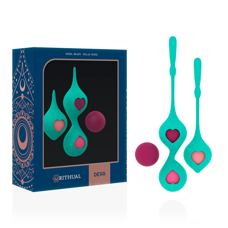 RITHUAL - SET DE ENTRENAMIENTO PÉLVICO DEVA AQUA GREEN