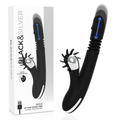 BLACK&SILVER - VIBROMASSAGGIATORE BUNNY REED UP & DOWN