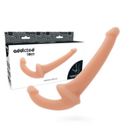 ADDICTED TOYS - GODE AVEC HARNAIS SANS SUPPORT NATUREL