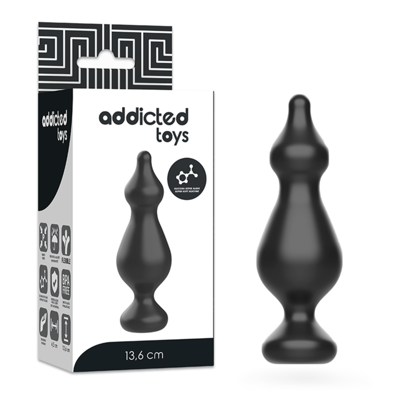 ADDICTED TOYS - PLUG ANALE 13,6 CM NERO