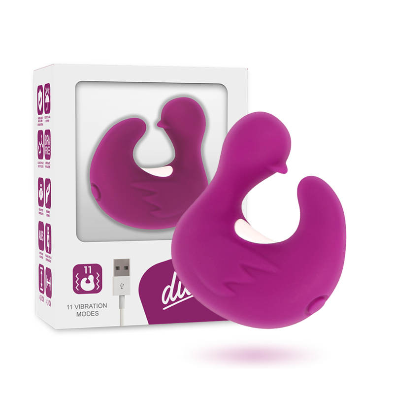 COVERME - DADO A FORMA DI PAPERA RICARICABILE IN SILICONE STIMOLANTE DUCKYMANIA